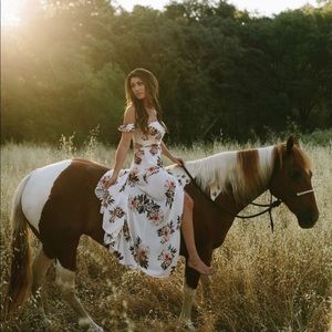 Vici floral maxi dress